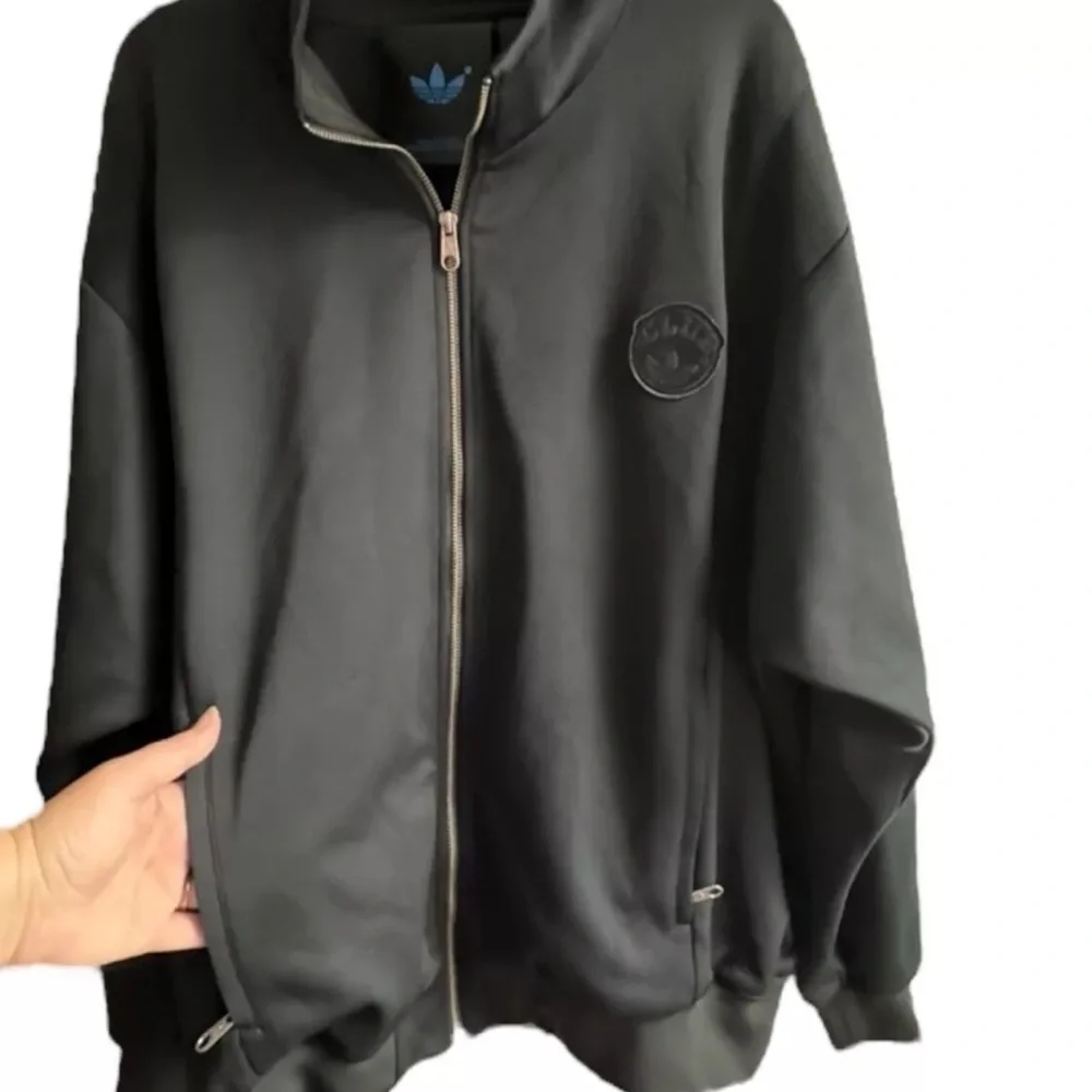 $250 ADIDAS CLUB BLUE VERSION TRACK JACKET Rare! XL Standup Collar Full Zip